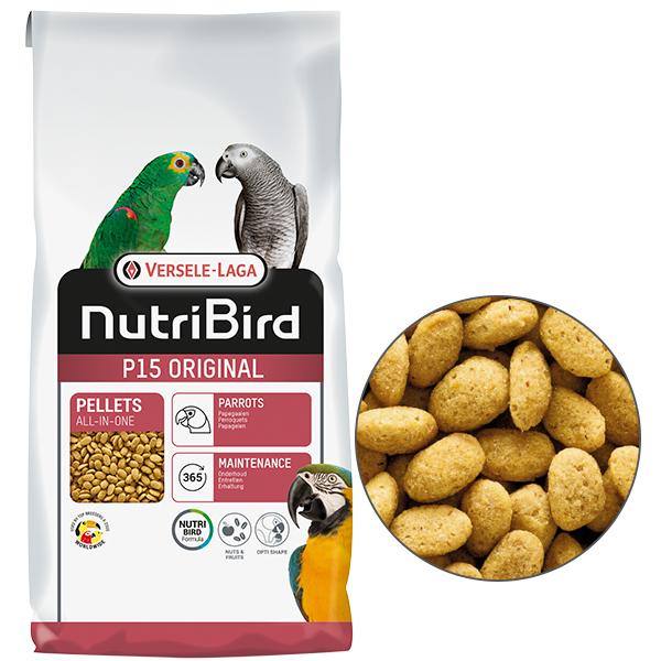 Versele-Laga NutriBird P15 Original корм для крупных попугаев 10 кг (221273)